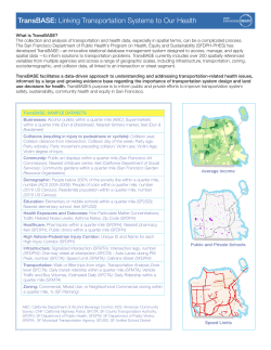TransBASE - San Francisco Department of Public Health