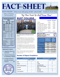 Fact Sheet - Rust College