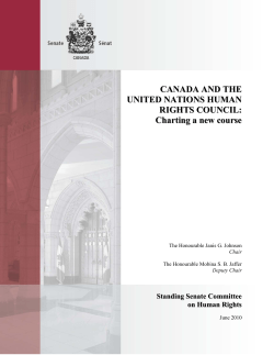 Canada and the United Nations Human Rights