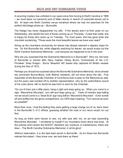 high and dry submarine venue