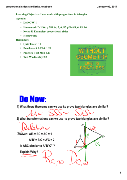 1.9 Proportional Sides