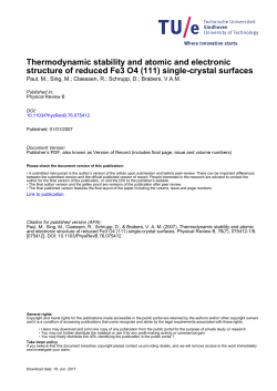 Thermodynamic stability and atomic and electronic structure of