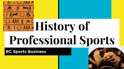history and origins of professional sports