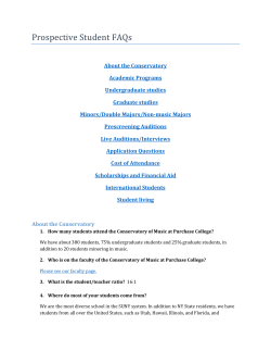 Prospective Student FAQs