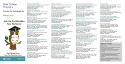 Elder College Programs