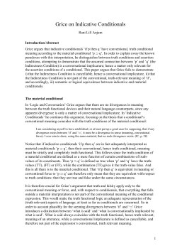 Expelling the Conditional Relation