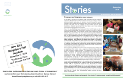 September - New City Neighbors