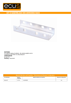 kit d`assemblage des armoires rack
