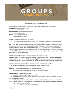 3 SQUARED Part 3 &ndash; Ps Paul de Jong