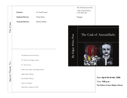 The Cask of Amontillado