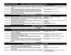 the program - 15th INTERNATIONAL CONFERENCE ON