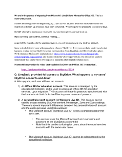 Q: Live@edu provided full access to SkyDrive. What happens to my