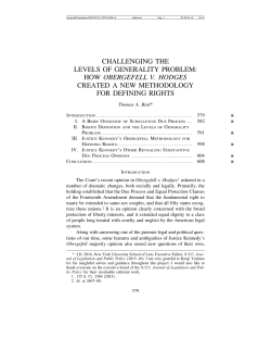 Challenging the Levels of Generality Problem