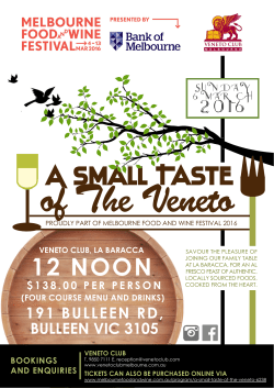 12 NOON - Veneto Club