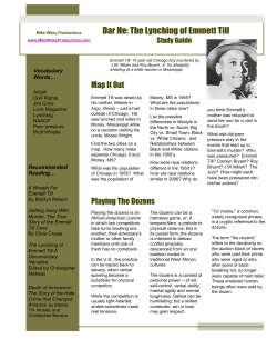 Dar He: The Lynching of Emmett Till