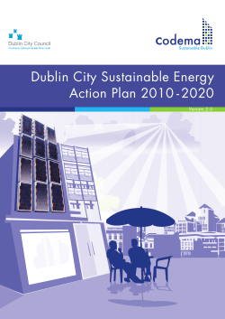 Dublin City Sustainable Energy Action Plan 2010 - 2020