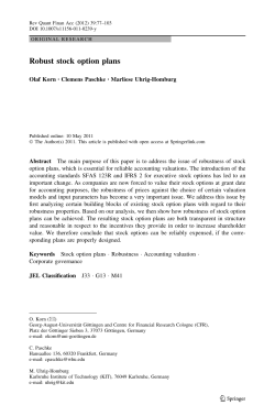 Robust stock option plans | SpringerLink