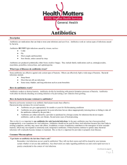 Antibiotics
