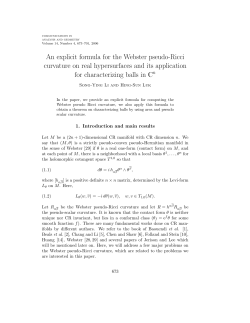 An explicit formula for the Webster pseudo