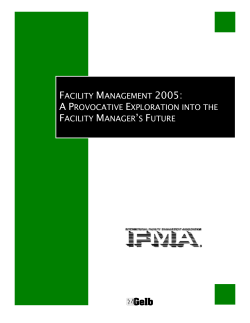 IFMA Forecasting Session - International Facility Management