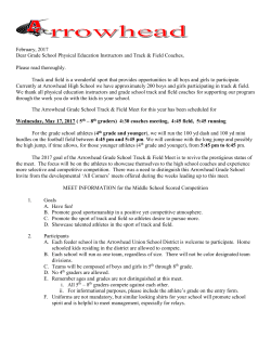 Arrowhead Grade School Showcase Invite Meet Information