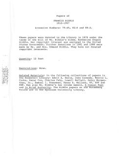 Papers: Attorney General, 1941-45