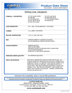 tipping foil (pigment)