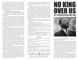 The Truth About Martin Luther King