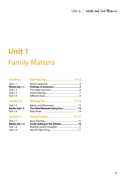 Key Stage 1, PDMU, Sarah and The Whammi