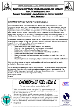 newsletter JAn 11.pub - Norfolk Schools Sailing Association