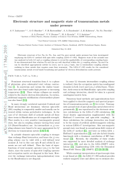 Electronic structure and magnetic state of transuranium metals