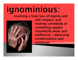 Ignominious