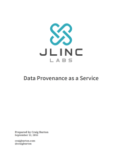 Data Provenance as a Service
