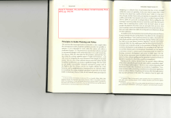 Principles to Guide Planning and Policy