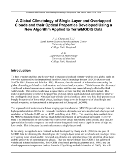 A Global Climatology of Single-Layer and Overlapped Clouds and