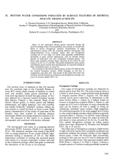 32. Bottom Water Conditions Indicated by Surface Features of