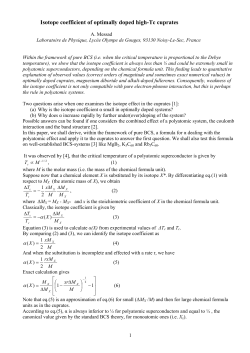 Isotope coefficient of optimally doped high-Tc