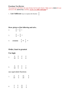 5 + 2 5 = 4 &minus; 2 4 = 4 &times; 1 Order, least to greatest Use logic use