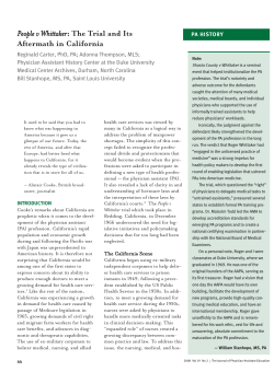 People v Whittaker - Physician Assistant History Society