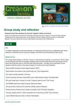 Group study - Churches Together in Britain and Ireland