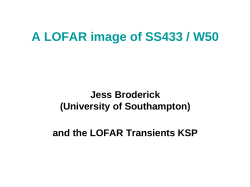 A LOFAR image of SS433 / W50