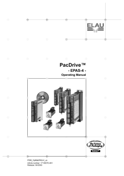 PacDrive&trade; - EPAS-4 - Schneider Electric