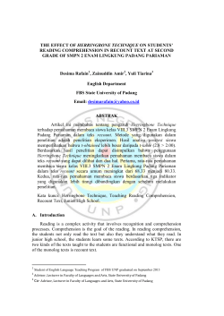 the effect of herringbone technique on students - e