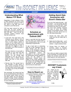 Understanding What Makes FTP Work Schedule an