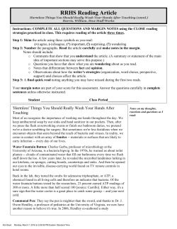 Bacteria - Ms. Boyd`s Class