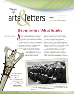 Fall 2007  - University of Waterloo