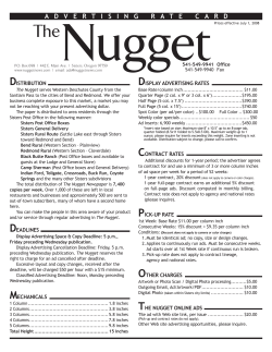 contract rates - Nugget Newspaper