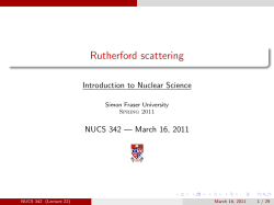 Rutherford scattering
