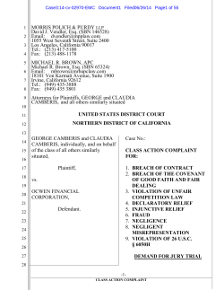 Class Action Complaint