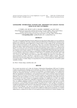 geographic information systems for assessment of climate